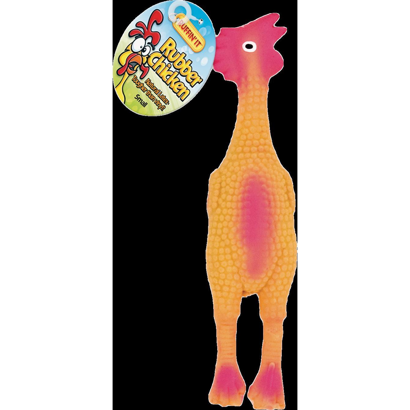 Westminster Pet Ruffin' It Squeaky 9 In. Latex Chicken Dog Toy 80528-2 alternate image