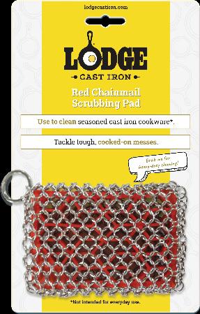 Lodge ACM10R41 Red Chainmail Scrubbing Pad for sale online