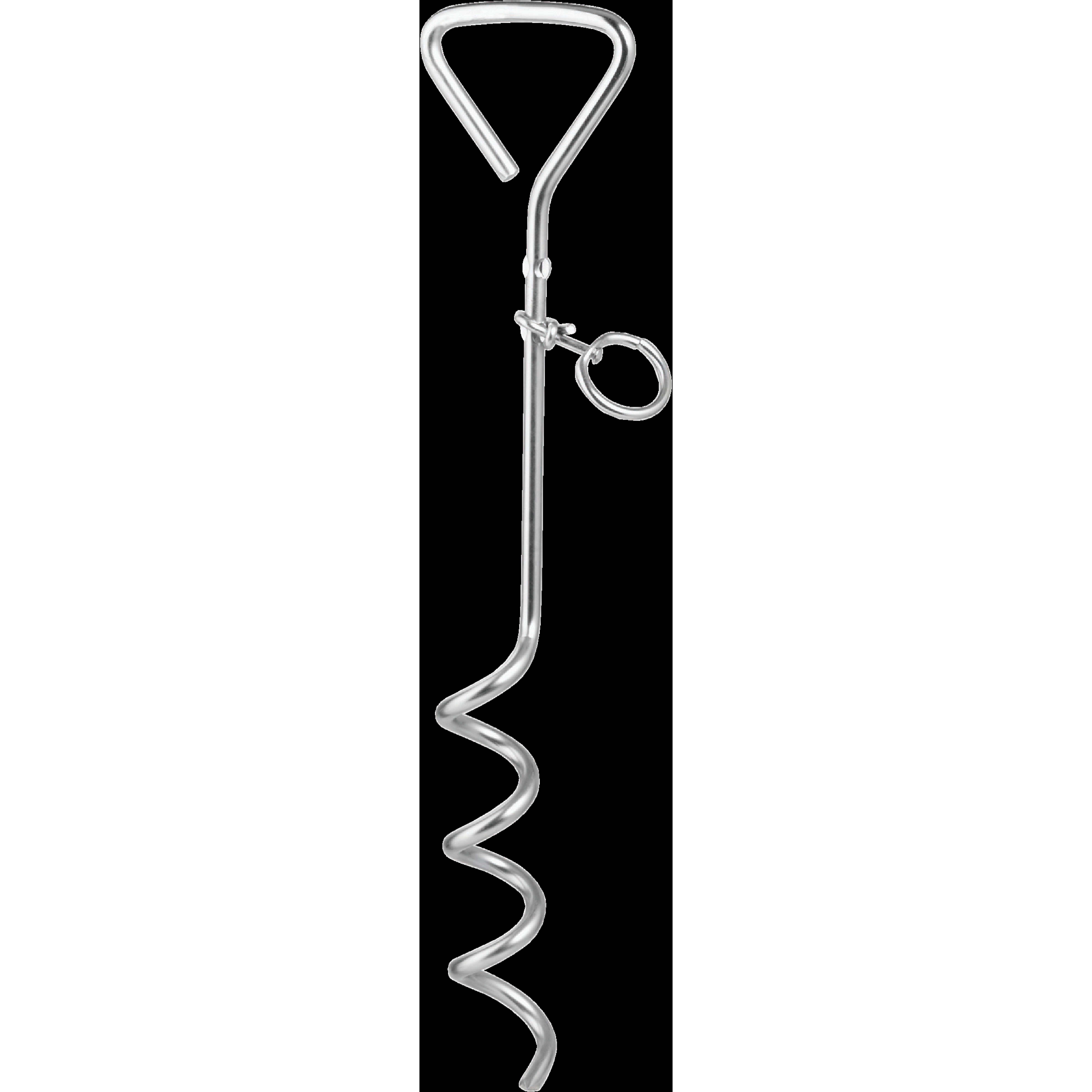 Smart Savers 15.75 In. Corkscrew Iron Dog Tie-Out Stake 10034 Pack of 12 alternate image