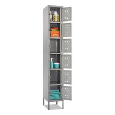 Safco® Box Locker, 12w X 18d X 78h, Two-Tone Gray 5524GR alternate image