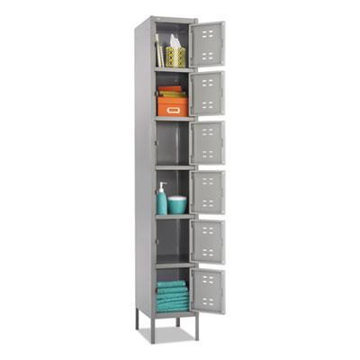 Safco® Box Locker, 12w X 18d X 78h, Two-Tone Gray 5524GR alternate image