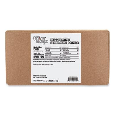 Office Snax® Candy Assortments, Peppermint Candy, 5 lb Box 00662 alternate image