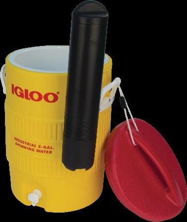 Igloo 11863 5-Gallon Water Cooler with Cup Dispenser - Yellow