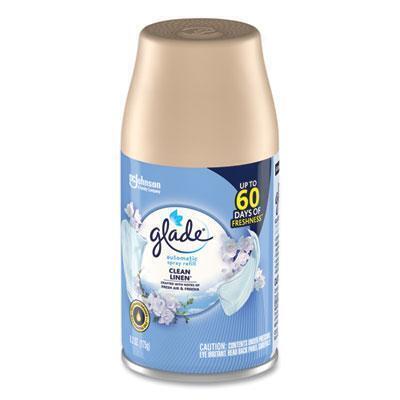 Glade® Automatic Air Freshener, Clean Linen, 6.2 Oz SJN337568 alternate image