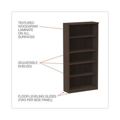 Alera® BOOKCASE,65, 5 SHELF,ES ALEVA636632ES alternate image