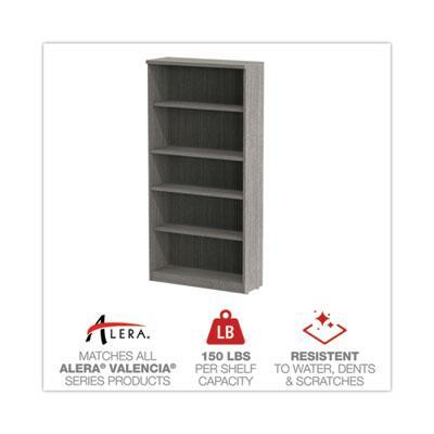 Alera® BOOKCASE,65",5 SHELF,GY ALEVA636632GY alternate image