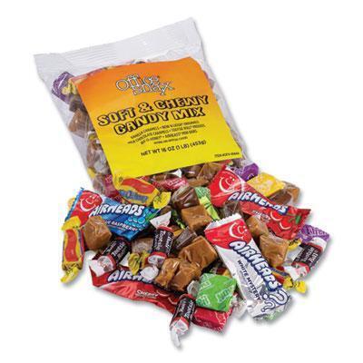 Office Snax® Candy Assortments, Soft and Chewy Candy Mix, 1 lb Bag 00664 alternate image
