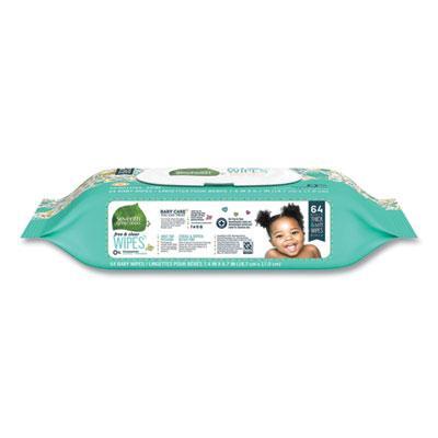 Seventh Generation® WIPES,BABY,64CT/PK 34208 alternate image