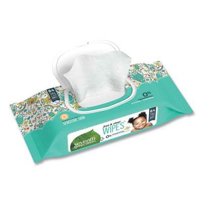 Seventh Generation® WIPES,BABY,64CT/PK 34208 alternate image