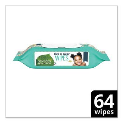 Seventh Generation® WIPES,BABY,64CT/PK 34208 alternate image