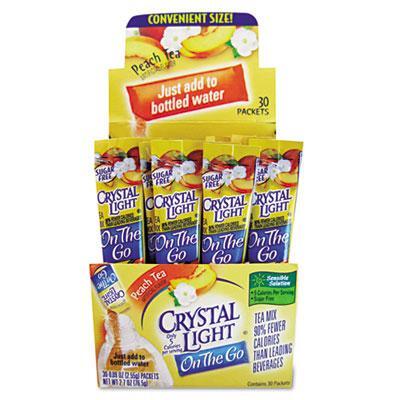 Crystal Light® Flavored Drink Mix, Peach Tea, 30 .09oz Packets/box GEN00797 alternate image