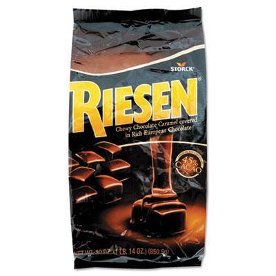 Riesen® Chocolate Caramel Candies, 30 Oz Bag SUL398052 alternate image