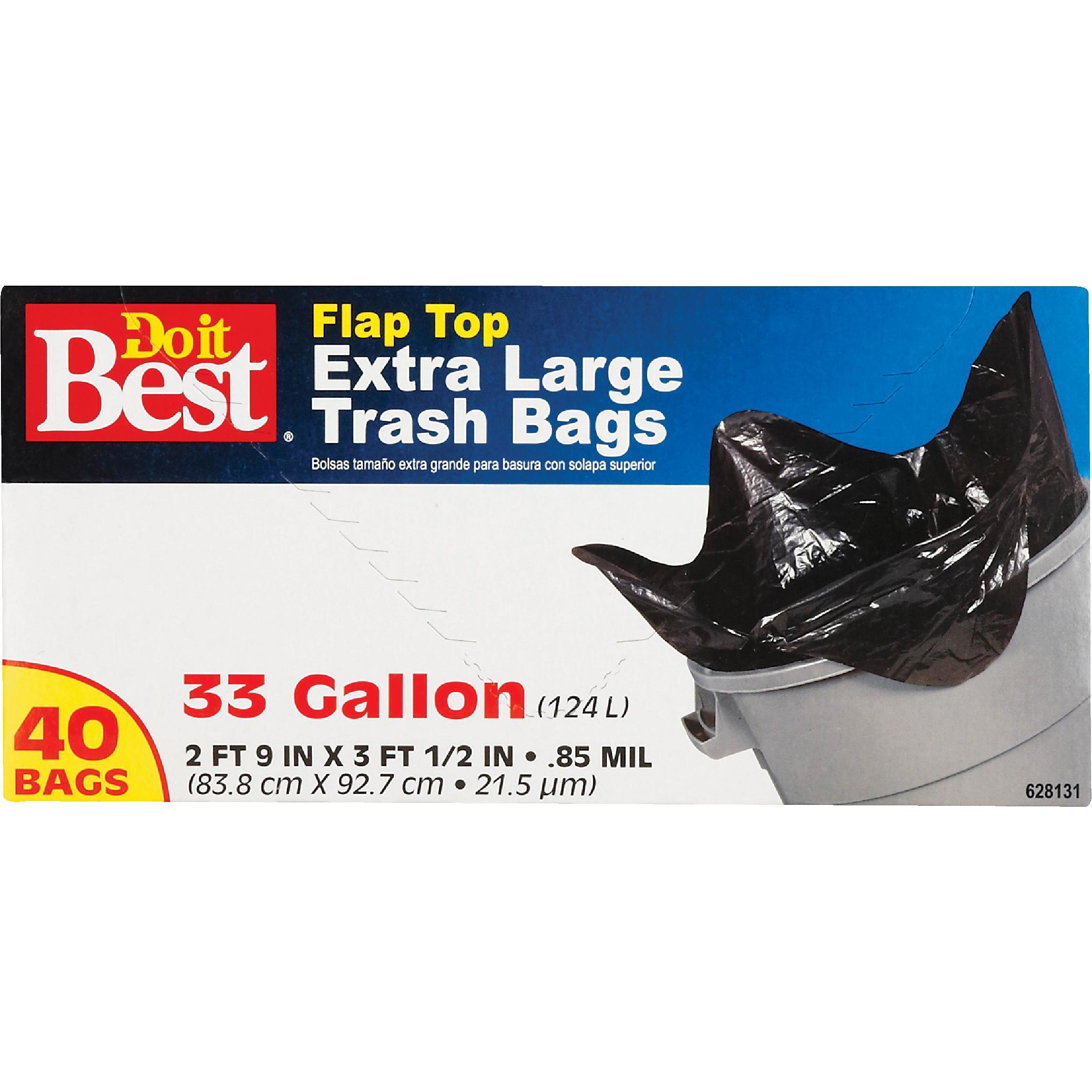 Do it Best 33 Gal. Extra Large Black Trash Bag (20-Count) 608499, 1 -  Harris Teeter
