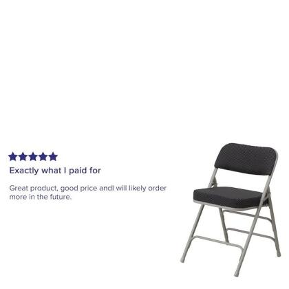 Flash Furniture Black Fabric Folding Chair,PK4 4-AW-MC320AF-BK-GG alternate image
