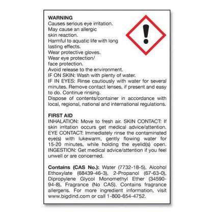 Big D Water-Soluble Deodorant,Mountain A,PK12 035800 alternate image