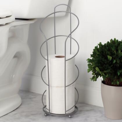 Zenna Home Satin Nickel Freestanding Toilet Paper Holder 7656NN alternate image