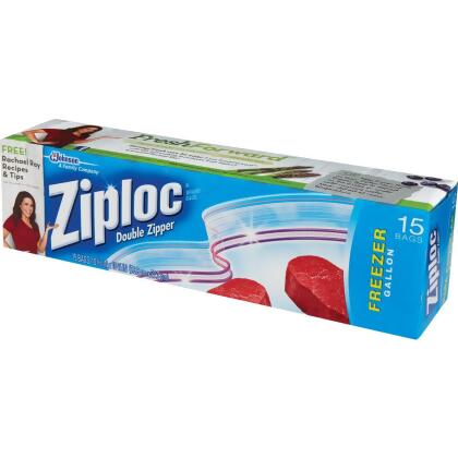 Ziploc 1 Gal. Double Zipper Freezer Bag (14-Count) 00389 alternate image
