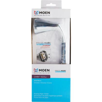 Moen Lindor Wall Mount Pivoting Toilet Paper Holder, Chrome MY8708CH alternate image