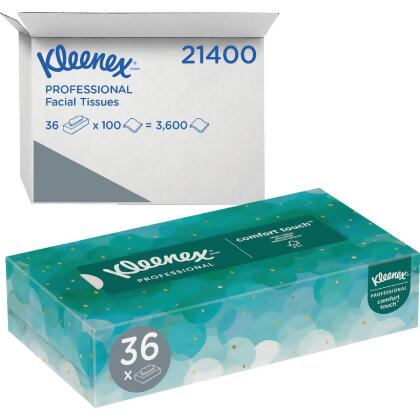 Kleenex Comfort Touch 100 Count 2-Ply White Facial Tissue (36-Pack) 21400 alternate image