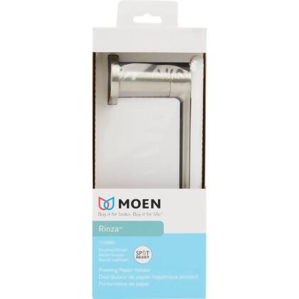 Moen Rinza Wall Mount Pivoting Toilet Paper Holder, Spot Resist Brushed Nickel alternate image