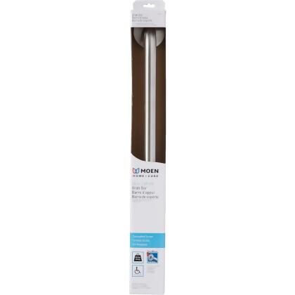 Moen Home Care 24 In. Concealed Screw Grab Bar, Stainless Steel L8724 alternate image