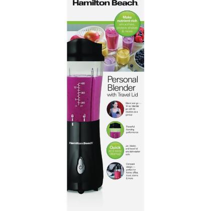 Hamilton Beach 14 Oz. Black Personal Blender with Travel Lid 51101BG alternate image