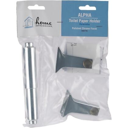 Home Impressions Alpha Chrome Wall Mount Toilet Paper Holder 408776 alternate image