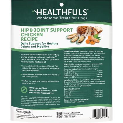 Healthfuls Hip & Joint Support Chicken Recipe Dog Treat, 6 Oz. 08951 alternate image
