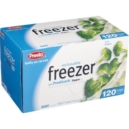 Presto 1 Qt. Reclosable Freezer Bag (120 Count) C00507S0 alternate image