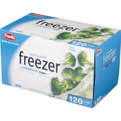 Presto 1 Qt. Reclosable Freezer Bag (120 Count) C00507S0 alternate image