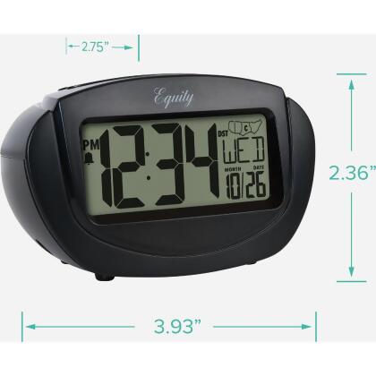 La Crosse Technology Elgin Battery Operated Alarm Clock 31022 alternate image