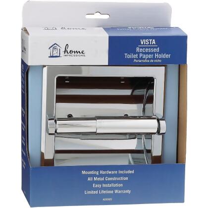 Home Impressions Vista Chrome Recessed Toilet Paper Holder 409365 alternate image