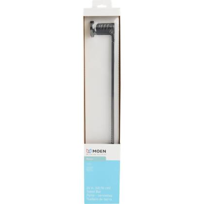 Moen Rinza 24 In. Towel Bar, Matte Black Y1124BL alternate image