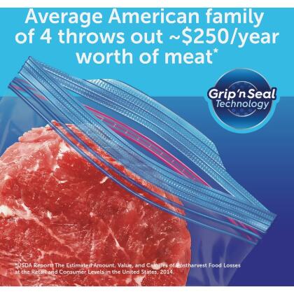 Ziploc Qt. Freezer Bag (38-Count) 381 alternate image