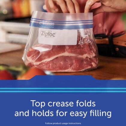 Ziploc Qt. Freezer Bag (38-Count) 381 alternate image