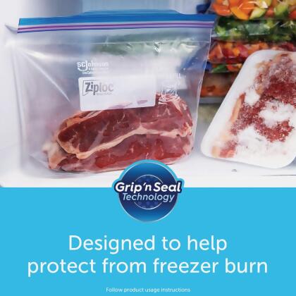 Ziploc Qt. Freezer Bag (38-Count) 381 alternate image