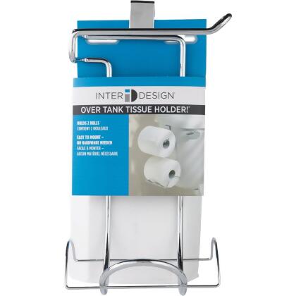 iDesign Classico Chrome Over-the-Tank Toilet Paper Holder 69030 alternate image