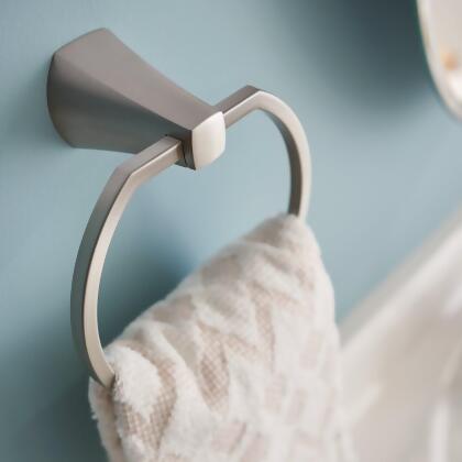 Moen Lindor Towel Ring, Spot Resist Brushed Nickel MY8786BN alternate image