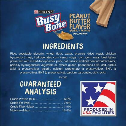 Busy Bone 2pk Sm/Med Pb Dog Chew 381921 alternate image