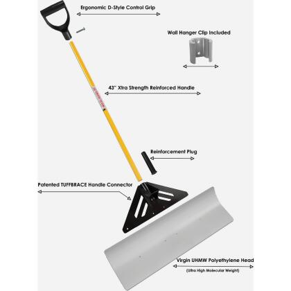 The Snow Plow 36 In. Original Snow Pusher 50536 Pack of 4 alternate image