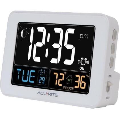 Acurite Intelli-Time Alarm Clock,w/Indoor Temp 13040CA alternate image