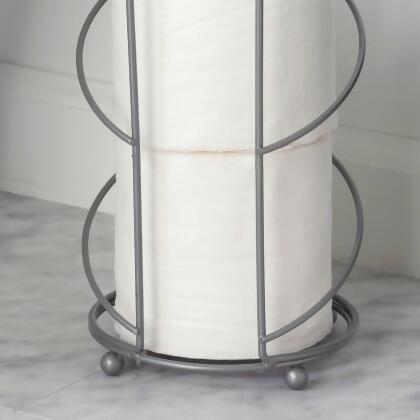 Zenna Home Satin Nickel Freestanding Toilet Paper Holder 7656NN alternate image