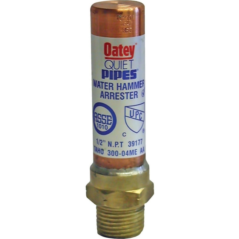 Oatey Quiet Pipes Brass Water Shock Arrestor 39177 from Sim Supply at