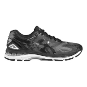 ASICS Men's Gel Nimbus 19 Running Shoes - Black Pattern/Silver ASICS Men's Gel Nimbus 19 Running Shoes - Black Pattern/Silver