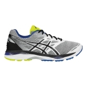 ASICS Men's GEL Cumulus 18 Running Shoes - White/Black/Blue ASICS Men's GEL Cumulus 18 Running Shoes - White/Black/Blue