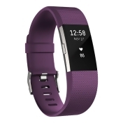 Fitbit Charge 2 Fitness Tracker - Plum Small Fitbit Charge 2 Fitness Tracker - Plum Small