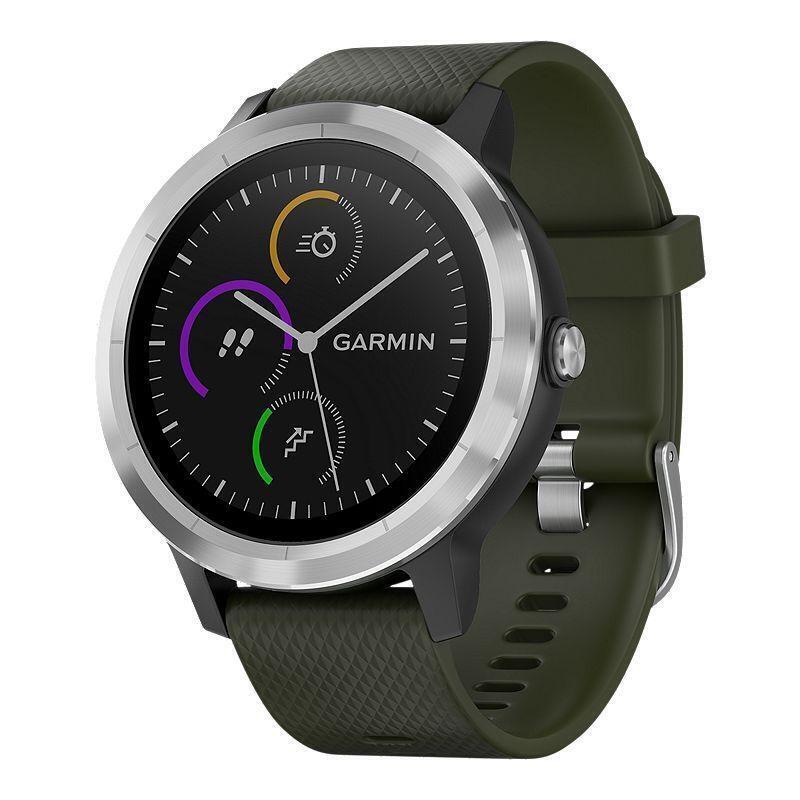black stainless steel smartwatch