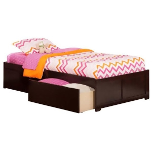 Concord Twin Xl Flat Panel Footboard w/ 2 Urban Bed Drawers Espresso - All Concord Twin Xl Flat Panel Footboard w/ 2 Urban Bed Drawers Espresso - All