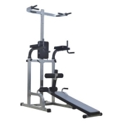 Soozier 80 in. Full Body Power Tower Home Fitness Station Soozier 80 in. Full Body Power Tower Home Fitness Station