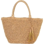 Sun 'N' Sand Natural Crochet Handbag Tote Sun 'N' Sand Natural Crochet Handbag Tote